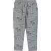 Dino And Palm Tree Print Joggers, Grey - Pants - 2