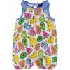 Fun Fruit Print Bubble And Headband Set, White - Mixed Apparel Set - 3