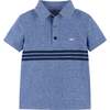 Shark Polo, Blue - Polo Shirts - 1 - thumbnail
