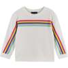 Rainbow Sweater And Legging Set, White And Navy - Mixed Apparel Set - 3