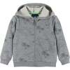 Dino Print Sweatshirt Set, Gray - Mixed Apparel Set - 4