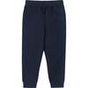 Patch Pocket Drawstring Joggers, Navy - Pants - 2