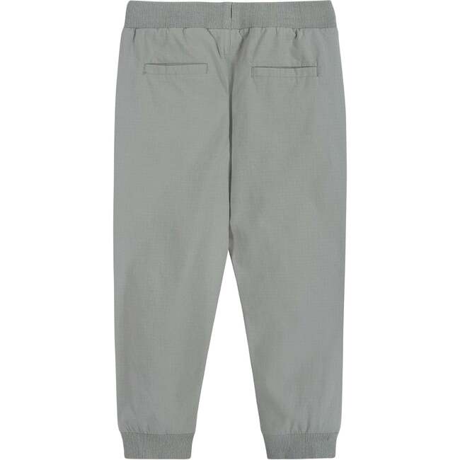 Patch Pocket Drawstring Joggers, Grey - Pants - 2