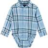 Plaid Vest And Pant Set, Blue And Navy - Mixed Apparel Set - 3