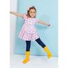 Rainbow And Daisy Print Dress, Pink - Dresses - 3