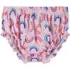 Baby Rainbow And Daisy Print Dress, Pink - Dresses - 4