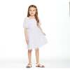 Polka Dot Print Tulle Sundress, White - Dresses - 3