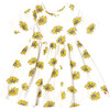 Girls Organic Steph Dress, Floating Daisy - Dresses - 1 - thumbnail