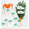 Girls Organic Kelby Dress, Cream Palm Trees - Dresses - 4 - thumbnail