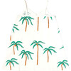Girls Organic Kelby Dress, Cream Palm Trees - Dresses - 6 - thumbnail