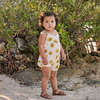 Baby Girls Organic Luna Romper, Floating Daisy - Rompers - 4