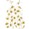 Baby Girls Organic Luna Romper, Floating Daisy - Rompers - 6
