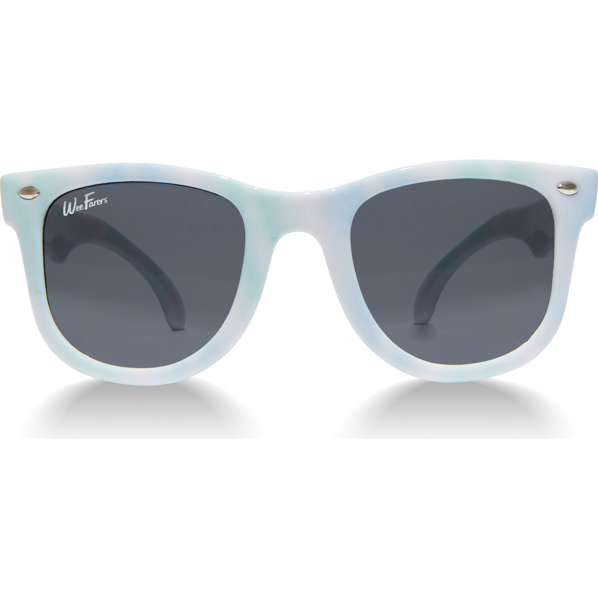 WeeFarers® Polarized Sunglasses, Tie Dye Blue-Green - Sunglasses - 1