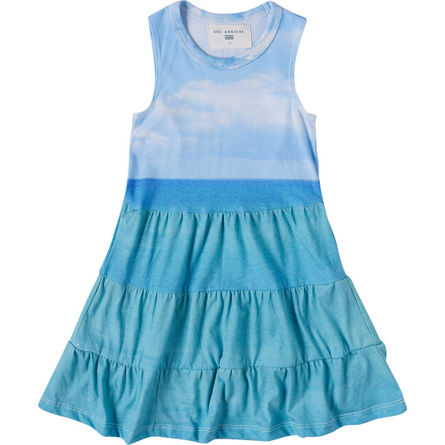 Ipanema Tier Dress, Blue - Dresses - 1