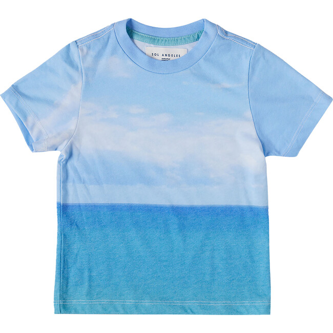 Ipanema Crew Neck Tee, Blue - T-Shirts - 1