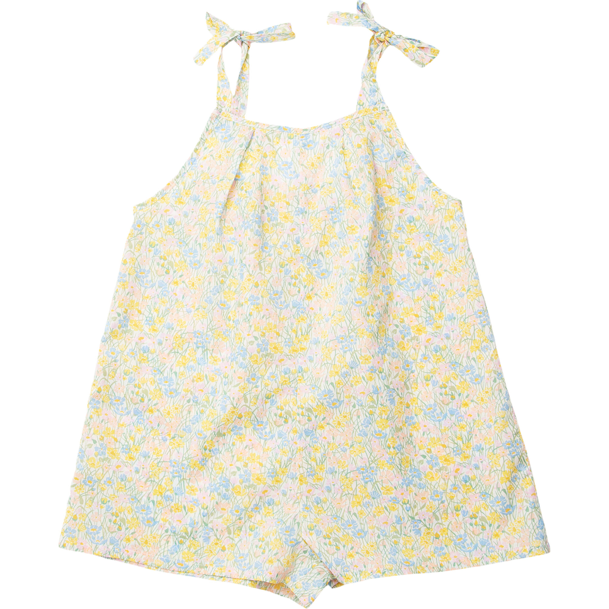 Hide And Seek Cotton Print A-Line Playsuit, Meadowland Liberty - Rompers - 1