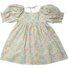 Marbles Cotton Puffed Raglan Sleeve Print Dress, Pesteron Liberty - Dresses - 1 - thumbnail