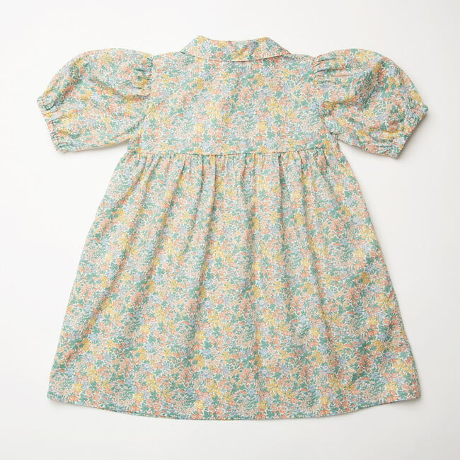 Duck Goose Cotton Puff Sleeve Print Dress, Pesteron Liberty - Dresses - 4