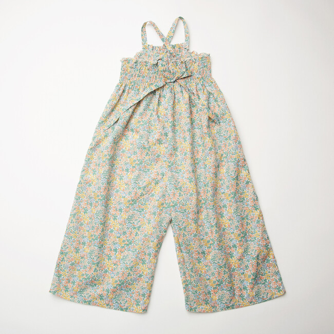 Jumping Jack Cotton Print Wider Leg Jumpsuit, Pestemon Liberty - Rompers - 5