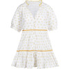 Women's Ella Swiss Dot Ruffle Tier Dress, Sunny Sprig - Dresses - 1 - thumbnail