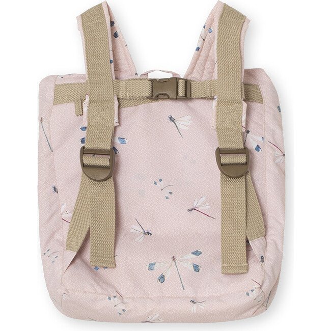Recycled Waterproof Printed  Backpack, Rose Dragonfly - Backpacks - 3