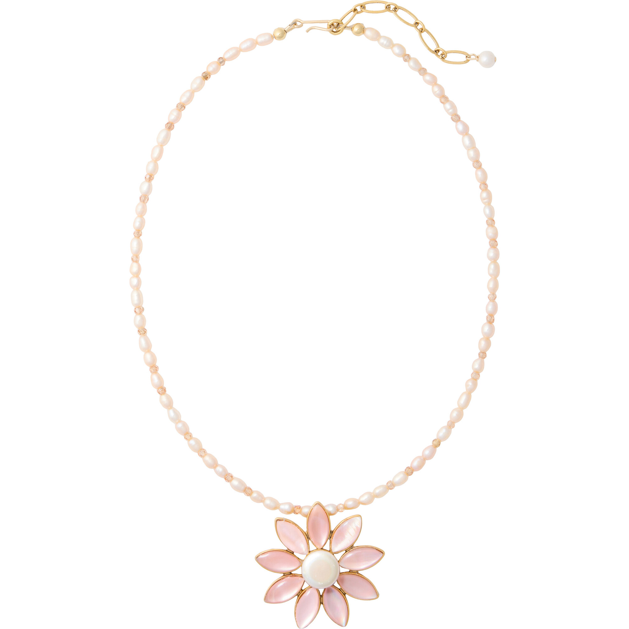 Women's Lillian Pink Pearl Necklace - Necklaces - 1