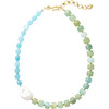Women's Aspen Fern And Aqua Necklace - Necklaces - 1 - thumbnail