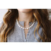 Women's Stepping Stone Pearl Necklace - Necklaces - 2