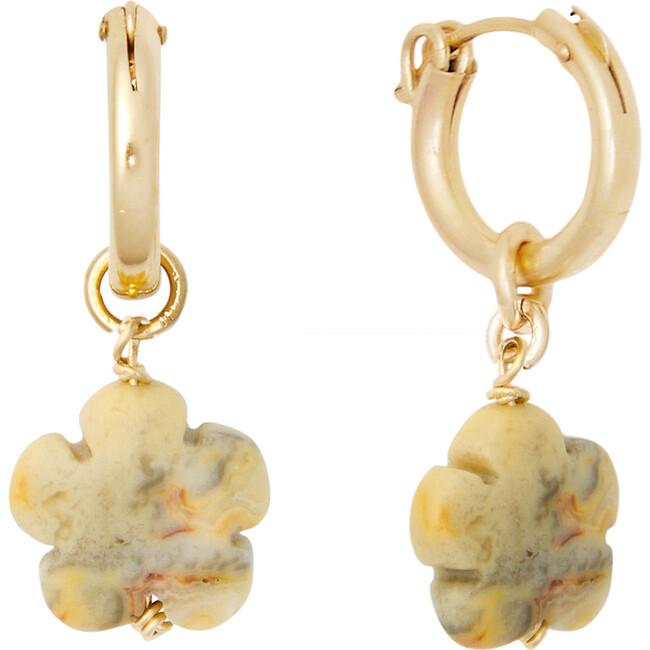 Women's Ace Gemstone Huggies - Earrings - 3