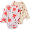 Printed Full Sleeve Bodysuit, Lotsa Ladybugs (Pack Of 2) - Onesies - 1 - thumbnail