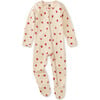 Printed Full Sleeve Zip Front Footed Romper, Lotsa Ladybugs - Rompers - 1 - thumbnail