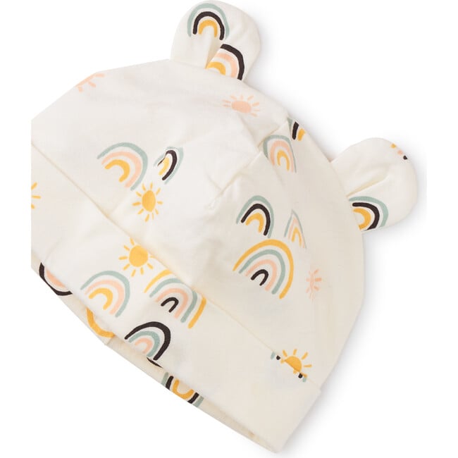 Printed Bear Hat, All Sunshine And Rainbows - Hats - 2