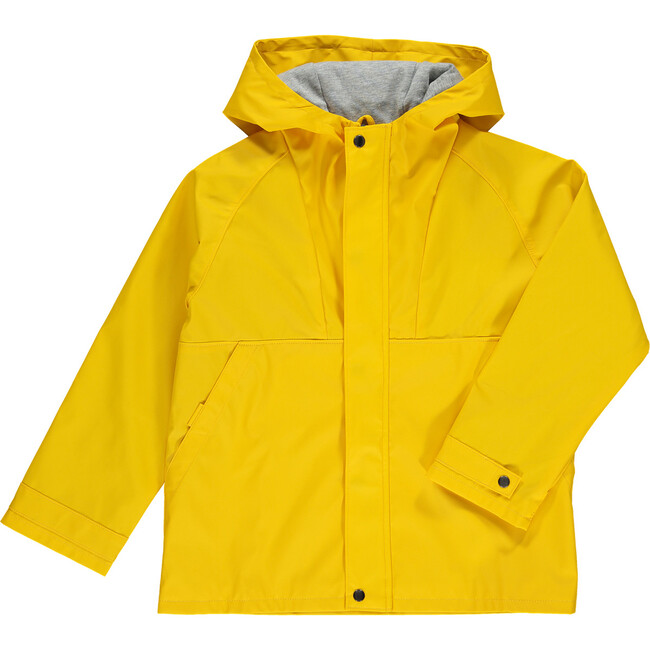 Water Resistant Splash Rain Jacket, Gold