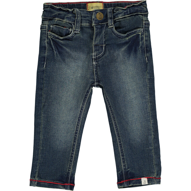 Slim Fit Denim Jeans, Blue - Jeans - 2