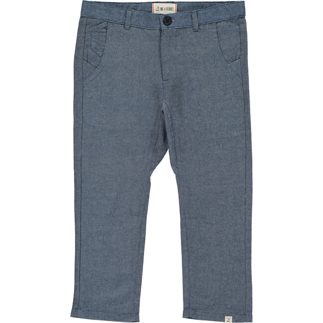 Soft Cotton Pants, Chambray