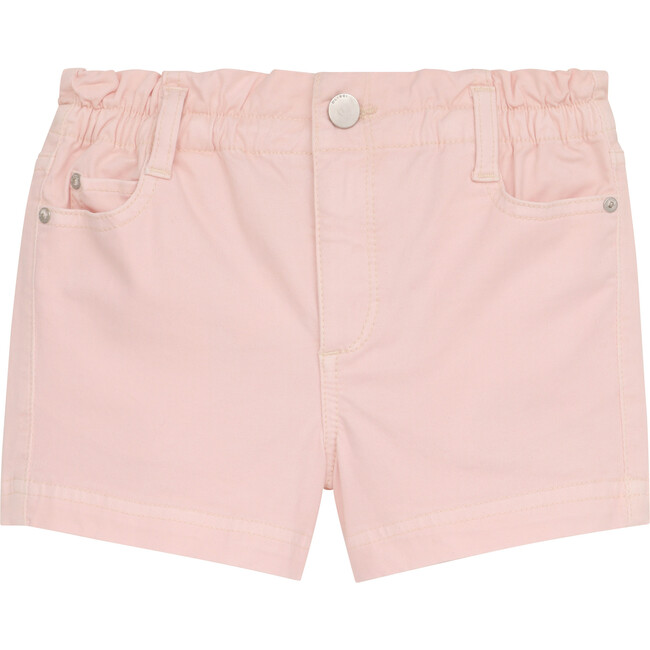 Lucy Paperbag Cut-Off Shorts, Pink Peony