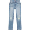 Brady Slim Tailored Cut Chino, North Sea Distressed - Pants - 1 - thumbnail