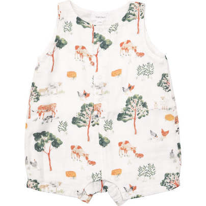 Farm Friends Shortie Romper - Rompers - 1