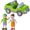 Little Friends Out and About Playset with 2 Toy Figures and Green Momentum Motor Vehicle - Dollhouses - 1 - thumbnail