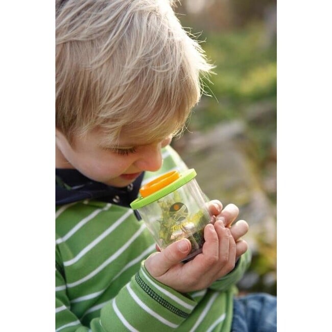 Terra Kids Beaker Magnifier Clear Bug Catcher with two Magnifying Glasses for Children's Nature Exploration - Outdoor Games - 2