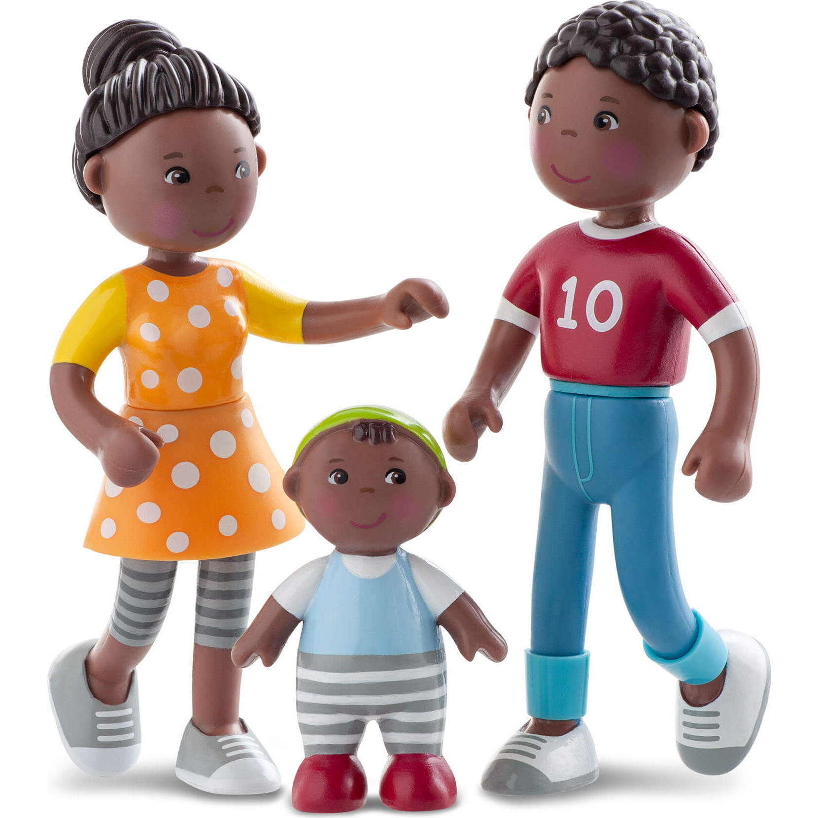 Little Friends Family Time - Mom, Dad and Baby Dollhouse Toy Figures - Dollhouses - 1