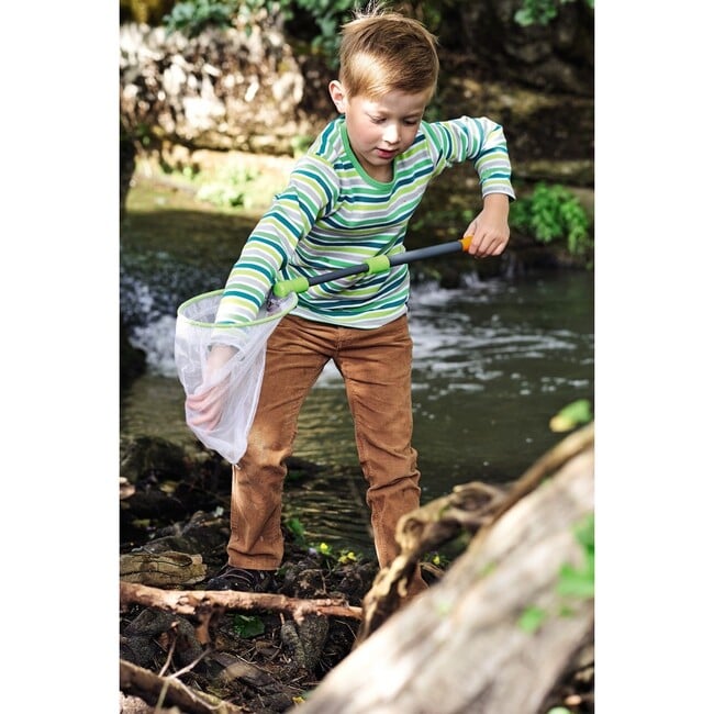 Terra Kids - Scoop Net with Sturdy Adjustable Handle - Great for Land & Water - Outdoor Games - 4