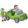 Little Friends Out and About Playset with 2 Toy Figures and Green Momentum Motor Vehicle - Dollhouses - 3