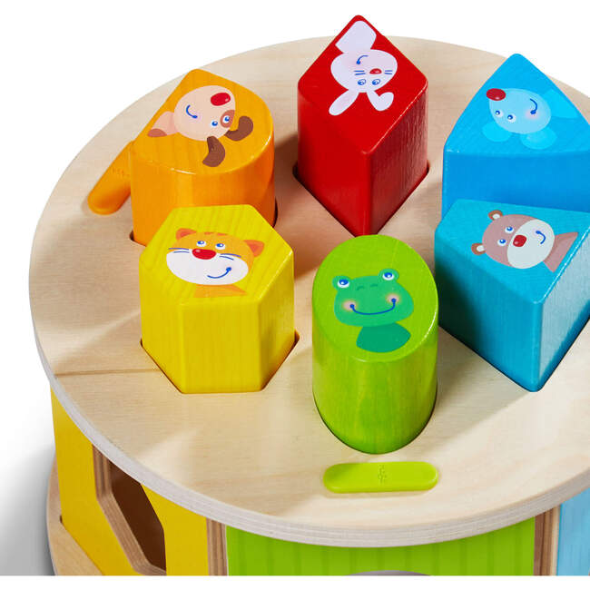 Wooden Shape Sorting Box Favorite Animals - Developmental Toys - 4