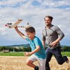 Terra Kids Maxi Hand Glider with Boomerang Setting - Easy to Assemble 22" Sturdy Styrofoam Airplane with Decals - Outdoor Games - 3