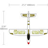 Terra Kids Maxi Hand Glider with Boomerang Setting - Easy to Assemble 22" Sturdy Styrofoam Airplane with Decals - Outdoor Games - 5