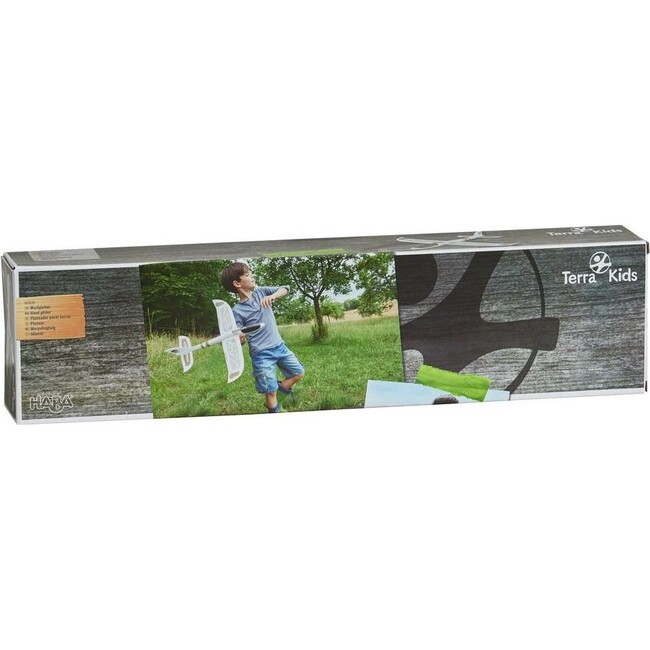 Terra Kids Hand Glider - Outstanding Aerodynamics - Easy to Assemble, 19" Long Made from Robust Styrofoam - Outdoor Games - 6