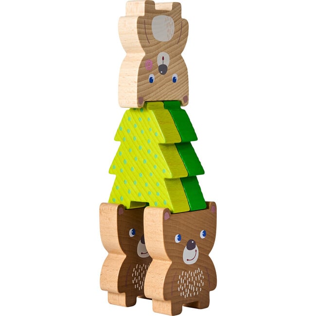 Forest Friends Chunky Wooden Stacking Toy (Made in Germany) - Blocks - 6