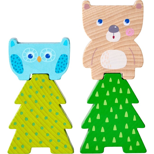 Forest Friends Chunky Wooden Stacking Toy (Made in Germany) - Blocks - 7