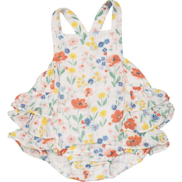 Poppy Field Ruffle Sunsuit